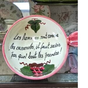 Nice Vintage  Collectable  French   Pottery Wine Tastevin